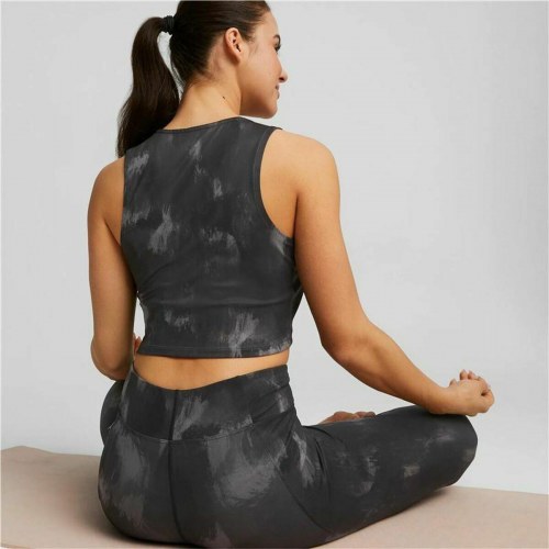 Puma Studio sports crop top til damer - sort (XS)