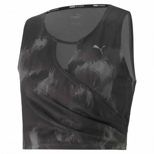Puma Studio sports crop top til damer - sort (XS)