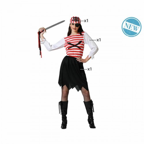 Pirat kostume til voksne - XL