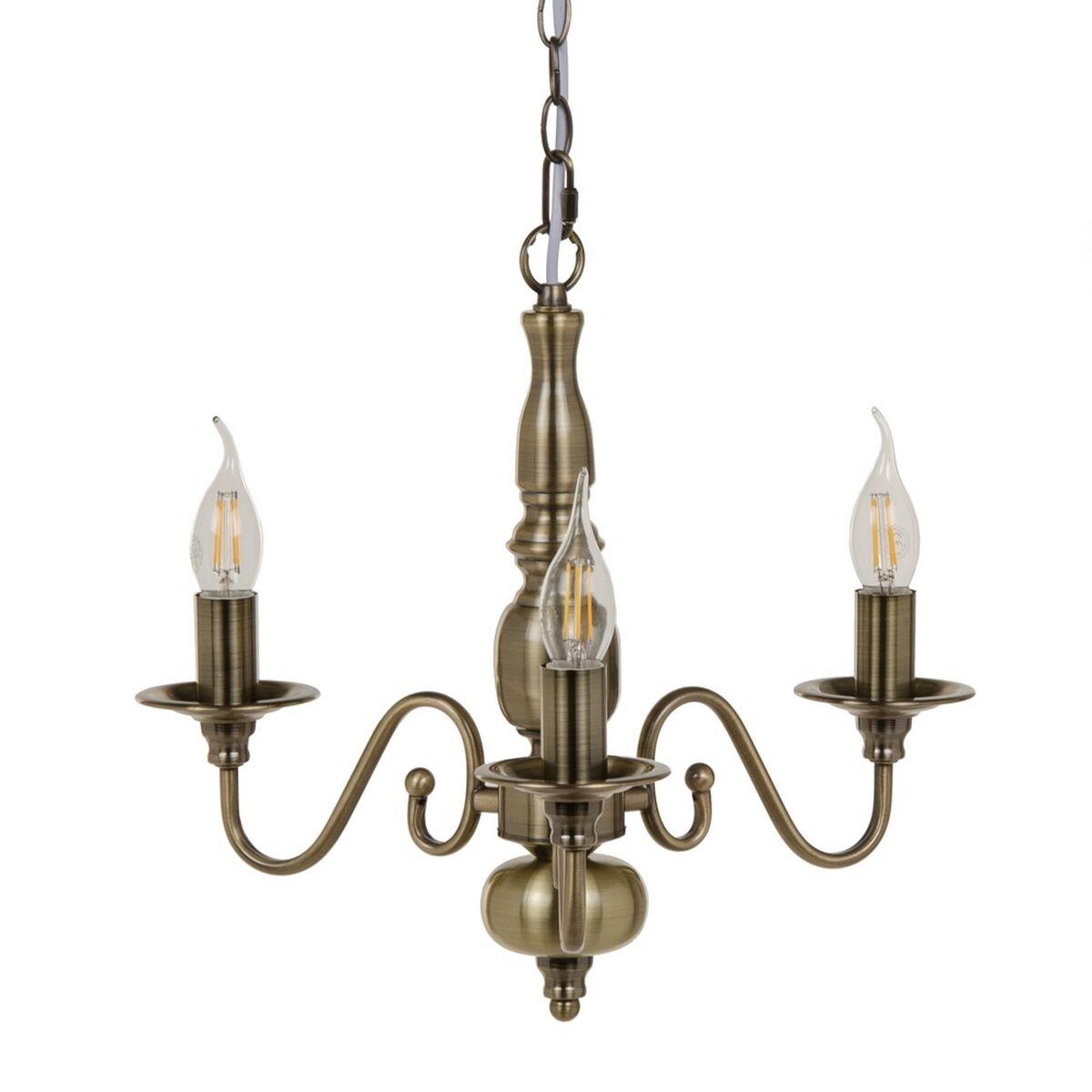 Loftslampe 38 X 38 X 80 5 Cm Gylden Metal