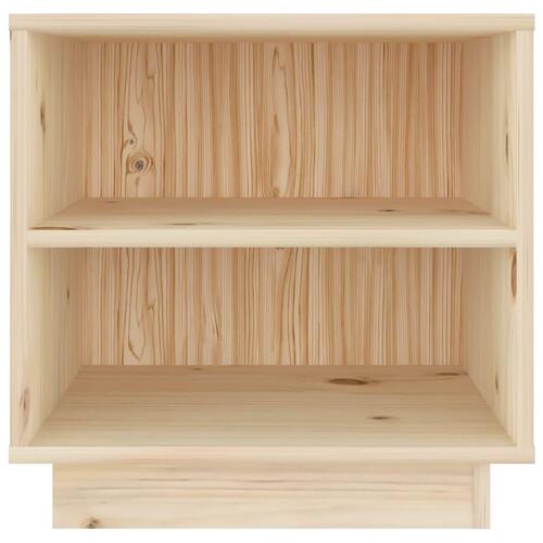 Sengeborde 2 stk. 40x34x40 cm massivt fyrretræ