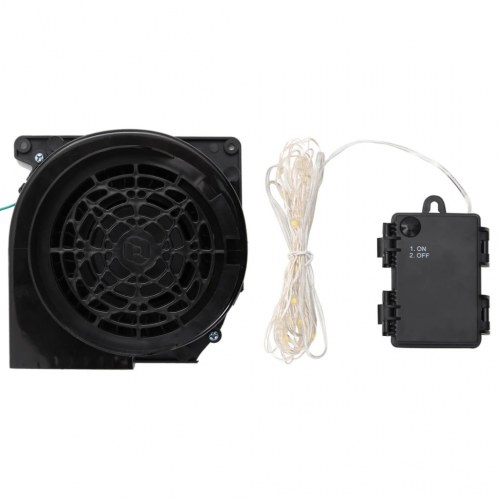 Oppustelig snemand med LED'er 630 cm