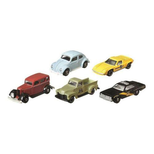 Matchbox bilsæt Mattel C1817 - Multifarvet metalbiler