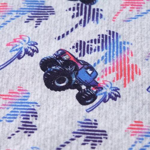 T-shirt til børn str. 128 gråmeleret