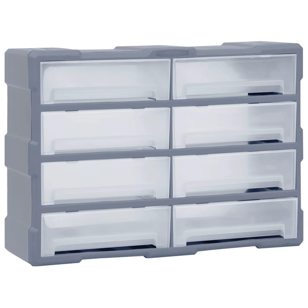 Skuffereol med 8 store skuffer 52x16x37 cm
