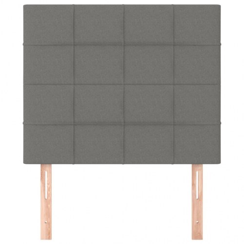 Sengegavl mørkegrå 100 x 5 x 118/128 cm