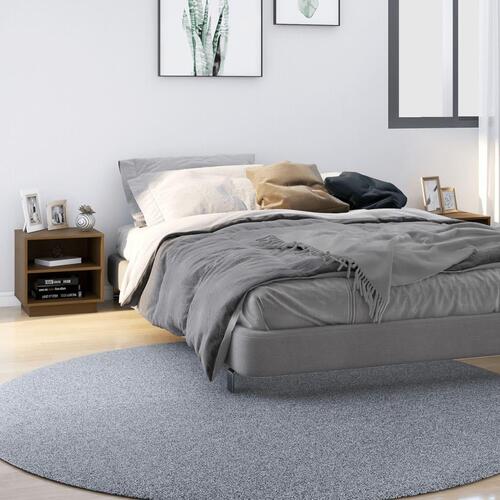 Sengeborde 2 stk. 40x34x40 cm massivt fyrretræ gyldenbrun