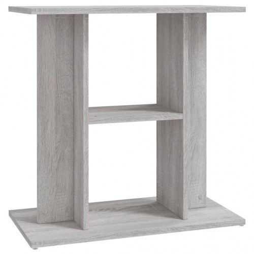Akvariestativ grå Sonoma 60×30×60 cm - konstrueret træ