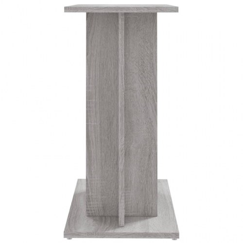 Akvariestativ grå Sonoma 60×30×60 cm - konstrueret træ