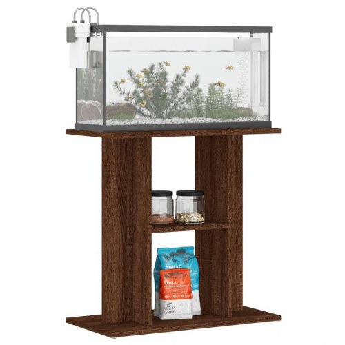 Akvariebord 60×30×60 cm - konstrueret træ, brun egetræsfarve