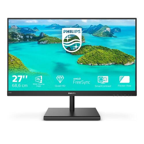 Skærm Philips 275E1S/00 27" LED IPS Flicker free 75 Hz 50-60 Hz
