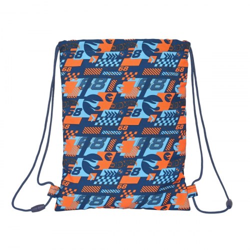 Skoletaske gymnastikpose Hot Wheels - Speed Club, orange/marineblå 26 × 34 cm