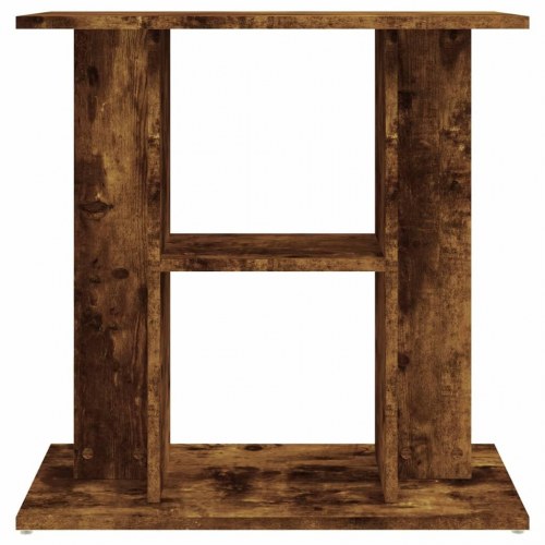 Akvariestativ i røget eg - 60 × 30 × 60 cm, konstrueret træ