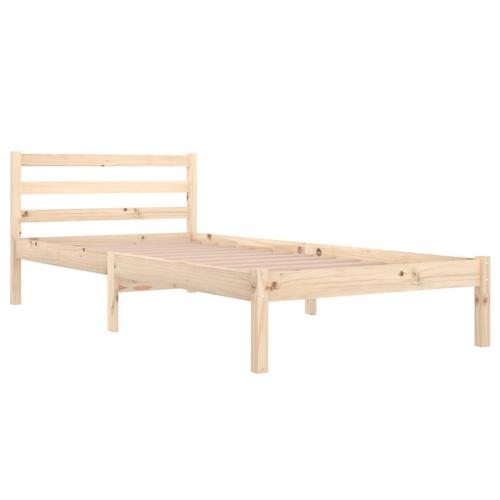 Sengeramme 90x200 cm massivt fyrretræ