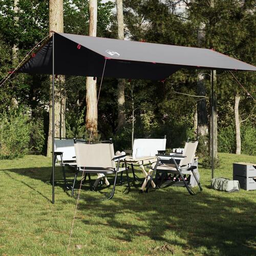 Tarp 360x294 cm vandafvisende grå og orange