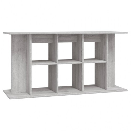 Akvariebord 120 × 40 × 60 cm i konstrueret træ - grå sonoma-eg