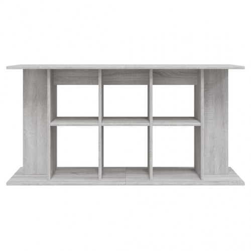 Akvariebord 120 × 40 × 60 cm i konstrueret træ - grå sonoma-eg