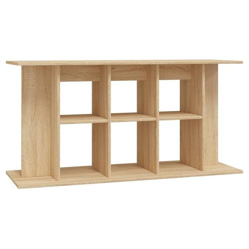 Akvariebord 120x40x60 cm konstrueret træ sonoma-eg