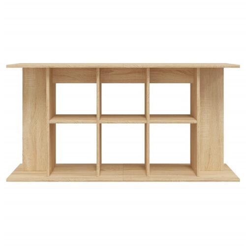 Akvariebord 120x40x60 cm konstrueret træ sonoma-eg