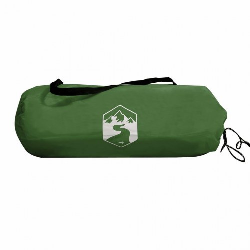 Tarp 360 × 294 cm - vandafvisende campingpresenning, grøn