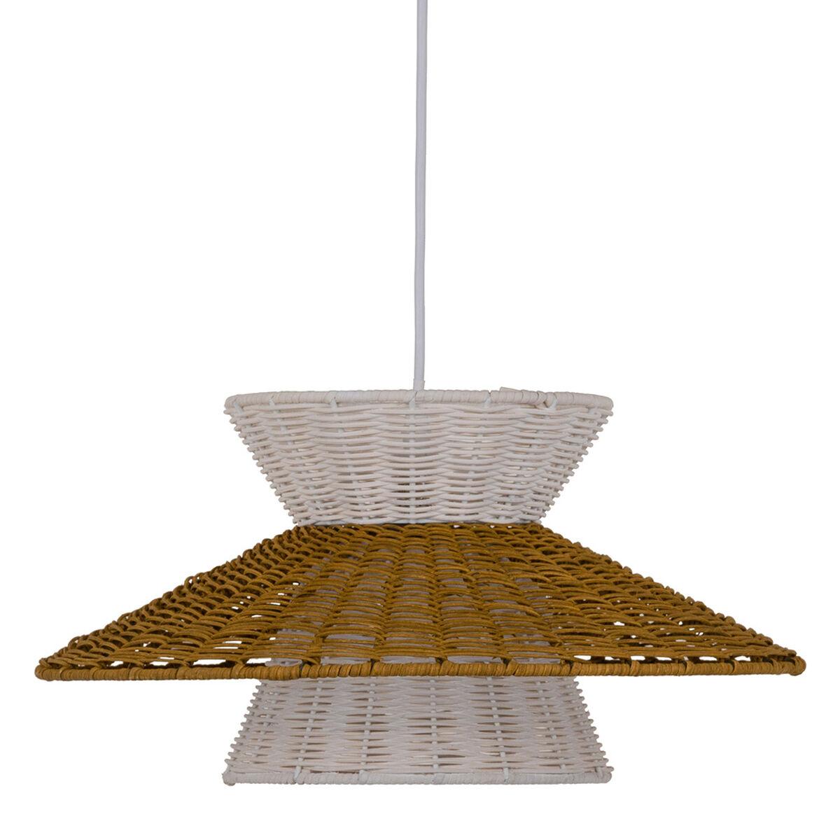 Loftslampe 40 5 X 40 5 X 20 Cm Metal Hvid Grøn 40 5 Cm