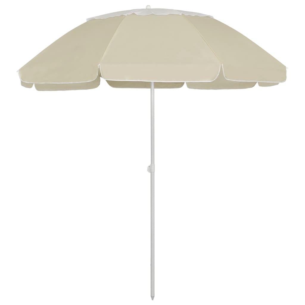 Strandparasol 300 cm sandgul