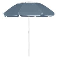 Strandparasol 300 cm blå