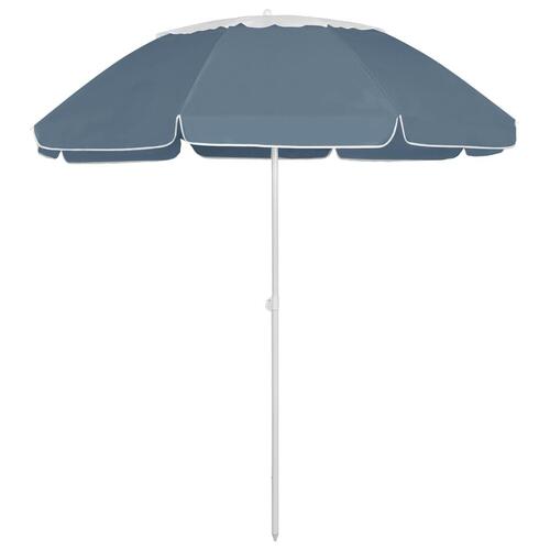 Strandparasol 300 cm blå