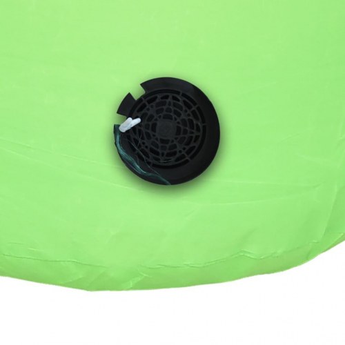 Oppustelig juleport med LED'er 270 cm