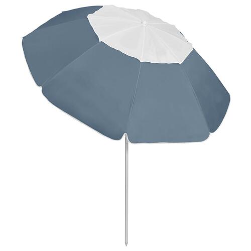Strandparasol 300 cm blå