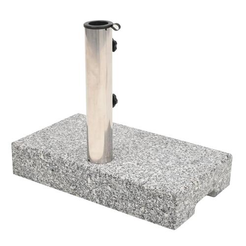 Parasolfod granit rektangulær 25 kg