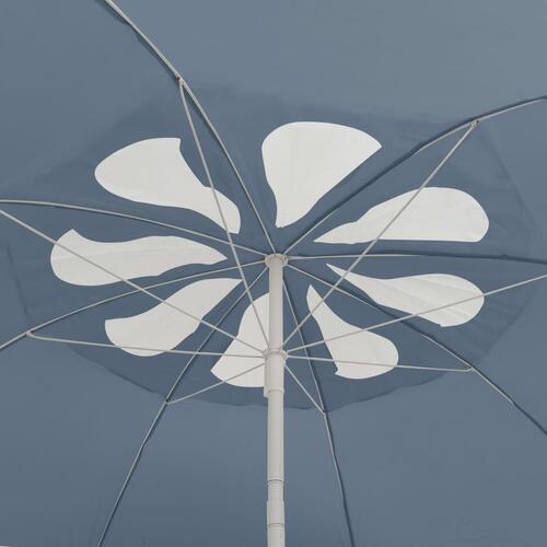 Strandparasol 300 cm blå