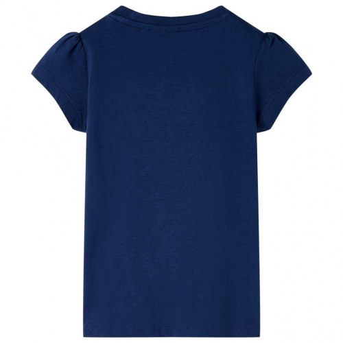 T-shirt til børn str. 92 marineblå