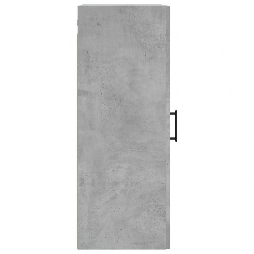 Vægskab 34,5×34×90 cm - betongrå med glasdør