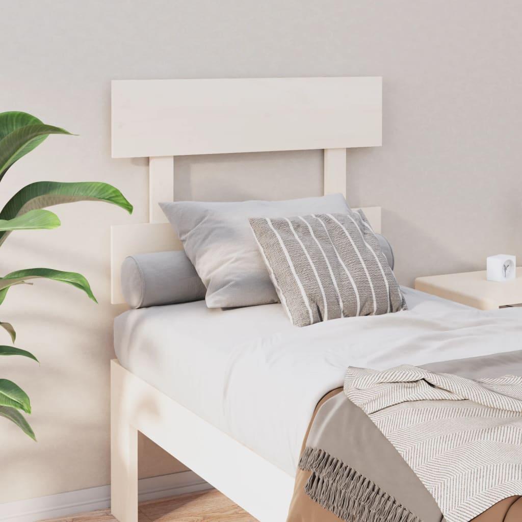 Sengegærde 103 5x3x81 Cm Massivt Fyrretræ Hvid