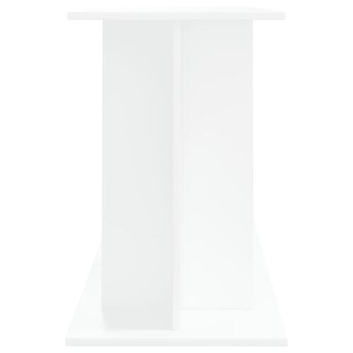 Akvariebord 120x40x60 cm konstrueret træ hvid