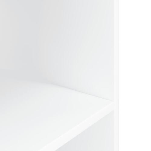Akvariebord 120x40x60 cm konstrueret træ hvid