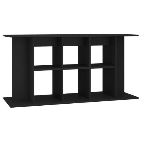 Akvariebord 120 × 40 × 60 cm i konstrueret træ - sort