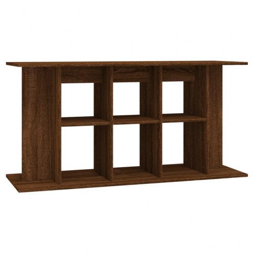 Akvariebord 120 × 40 × 60 cm - konstrueret træ, brun egetræsfarve