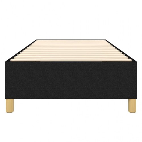 Boxspring sengeramme 90x200 cm i stof - sort