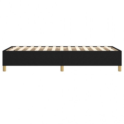Boxspring sengeramme 90x200 cm i stof - sort