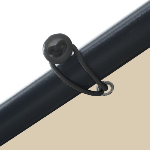 Pavillon 4x4 m stål og stof beige