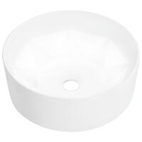 Håndvask 36 x 14 keramik hvid
