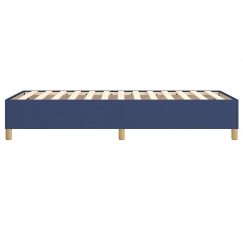 Boxspring sengeramme 90x200 cm i stof - blå