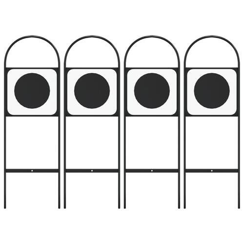 Dressurbogstaver 4 stk. stål