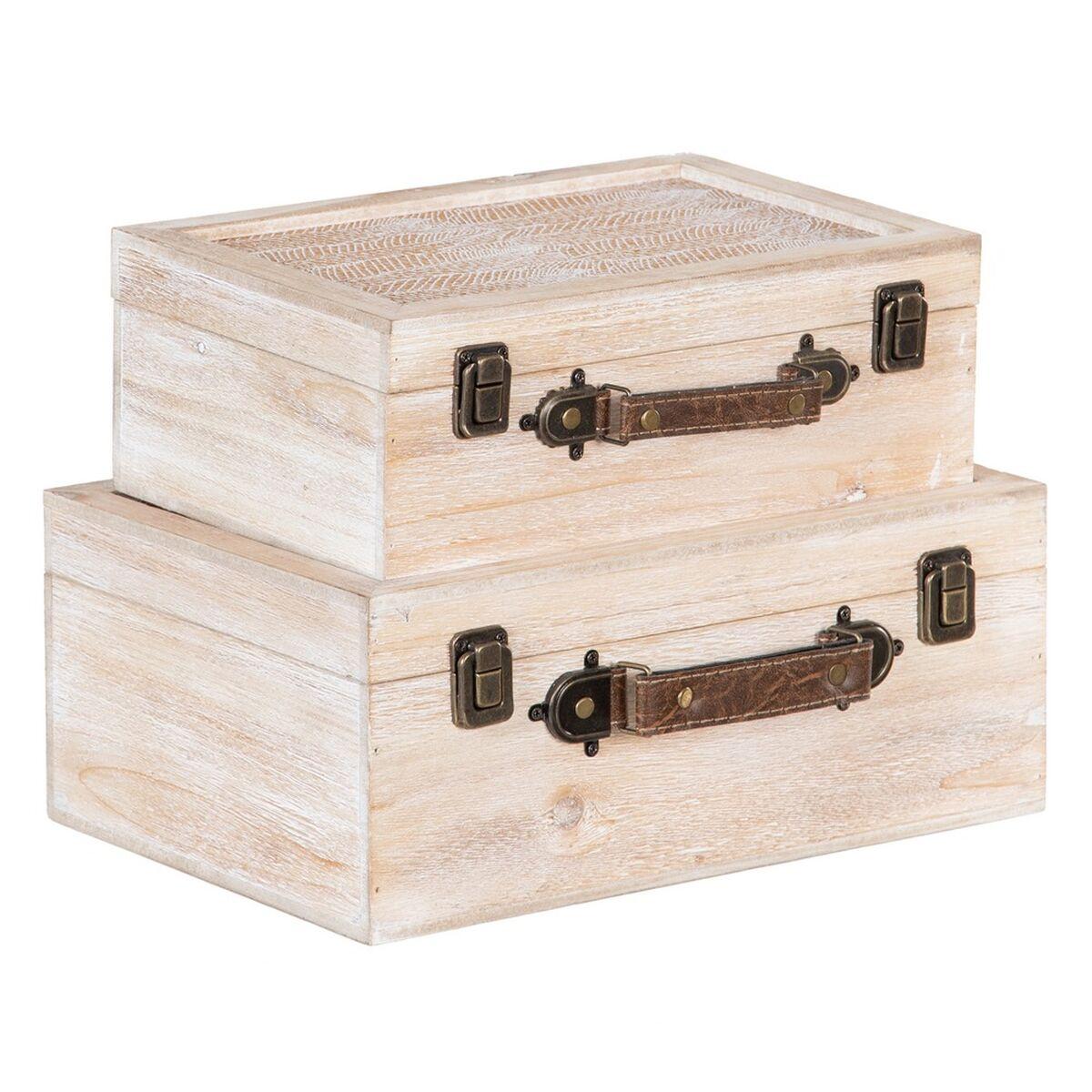 Kiste 34,5 x 24 x 14 cm Rattan DMF