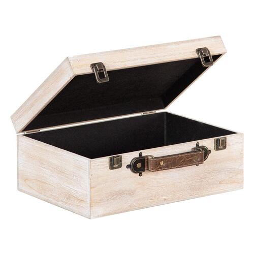 Kiste 34,5 x 24 x 14 cm Rattan DMF