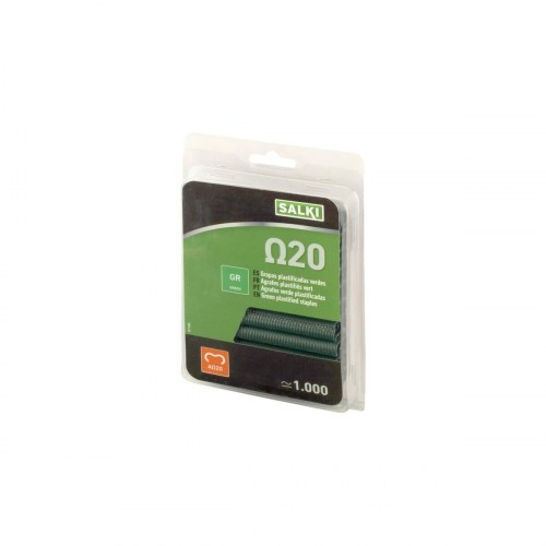 Salki Omega 20 hæfteklammer 111620 - Grøn (1000 stk.)