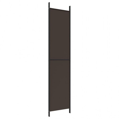 3-panels rumdeler 150x220 cm stof brun