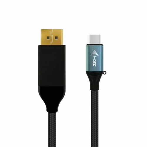 USB-C kabel til DisplayPort i-Tec 2 m - 4K Ultra HD, sort